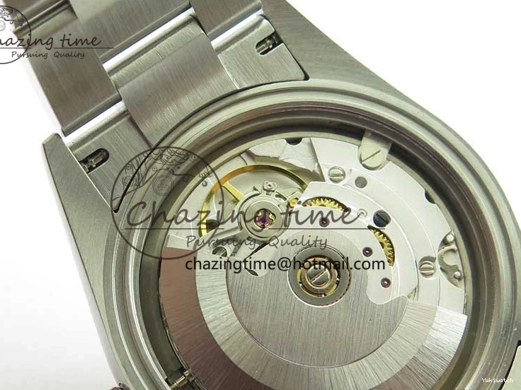 Blue 36mm Perpetual Dial Edition BP Best Bracelet 126000 Dark Oyster on SS 0412